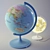 Title: Vintage Globe with Glow 3D model small image 1