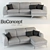 Modern Comfort: BoConcept Madison 3D model small image 1