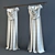 Elegant Drapes: Versatile Curtain Set 3D model small image 1