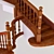 Classic Staircase | Elegant and Timeless 3D model small image 2