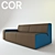 Cozy KELP Sofa: Luxuriously Designed Comfort 3D model small image 2