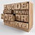 ABC Alphabet Kids Dresser 3D model small image 1