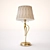 Elegant Beige Table Lamp 3D model small image 1