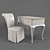 Greca Collection Baby Boy Table & Chair 3D model small image 1