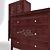 Marika Crystal Nursery Furniture Set 3D model small image 3