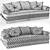 Luxury Polo Classic Sofa 3D model small image 3