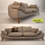 Elegant Comfort: Saloni / Bugatti Air Sofa 3D model small image 1