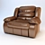 Luxury Leather Chair 3D model small image 1