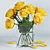 Vibrant Floral Arrangement 3D model small image 1