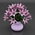 Lily-Like Flower Bouquet 3D model small image 1