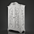 Elegance in Wood: Shangrila Armoire 3D model small image 3