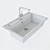 Blanco DALAGO 8 Kitchen Sink and LINUS-S Mixer 3D model small image 3