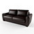 Marinelli Carbone - Luxury Leather Sofa 3D model small image 1