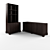 Meridiani Douglas TV Cabinet 3D model small image 1