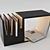 Multifunctional Coffee Table with Storage 3D model small image 1