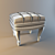 Classic Style Ottoman 3D model small image 2