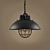 Industrial Charm: Restoration Hardware Lamp 3D model small image 1