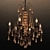 Elegant Josephine Chandelier 67cm 3D model small image 1