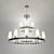 Elegant Atrium Chandelier 3D model small image 1