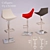 Sleek Calligaris Fly CS/1040 Bar Stool 3D model small image 1