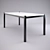 Elegant Monochrome Table 3D model small image 1