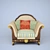 Italian Luxury Chair: Francesco Molon 3D model small image 1