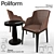 Poliform Grace & Anna: Stylish Chair and Table Set 3D model small image 1