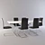 Vovo Dining Set - Elegant & Stylish 3D model small image 1