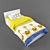 CozyDream Baby Bed 3D model small image 1