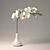 Elegant White Phalaenopsis Orchid 3D model small image 1