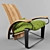 Cozy Elegance: Sasa-Melodiana Chair 3D model small image 2