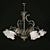 Vintage-inspired Chandelier 3D model small image 1