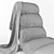 Vintage Leather Lounge Chair 3D model small image 3