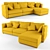 Title: City Sofa: Classic Comfort & Style 3D model small image 1