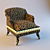 Modern Italian Armchair: COLOMBO STILE 3D model small image 1