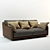 Elegant Fusion: LaFayeth Sofa 3D model small image 1