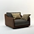 Modern Comfort: LaFayeth Armchair 3D model small image 1