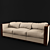 Cozy Fabric Sasamiado Sofa 3D model small image 1