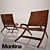 Elegant Montina Lord Jim Chair 3D model small image 1