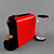 Sleek Compact Nespresso U Machine 3D model small image 1