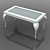 Elegant Minimal Baroque Table 3D model small image 2