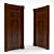 Elegant Entrance: Classic Panel Door 3D model small image 1