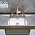 Blanco SteelArt: Elegant Stainless Steel Sink & Faucet 3D model small image 2