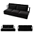 Modern 3-Seater Sofa (2200mm) 3D model small image 1