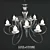 Elegant Chrome Luce da Vivere Chandelier 3D model small image 1