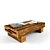 Sleek Modern Coffee Table 3D model small image 2