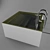 Luxury Hydrotherapy Spa Bath 3D model small image 1