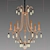 Elegant Crystal Chandelier 3D model small image 2