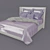 Spacious and Stylish Bed 3D model small image 1