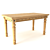 Viking GL-05 Dining Table: Scandinavian Elegance for your Home 3D model small image 1